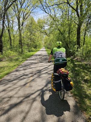Trail into Illinois