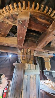 Inside the windmill
