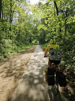 Half-paved trail