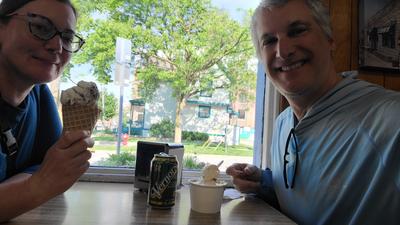 Ice cream & Vernors