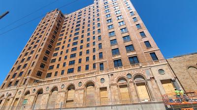 Building being refurbished